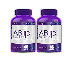 Kit 2x ABLIP Melatonina: 120 Cápsulas para um Sono Melhor e Mais Profundo