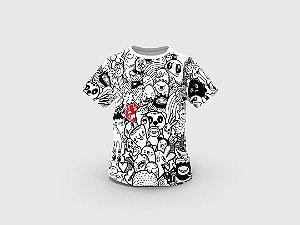 Dry Force Camiseta Infantil MONSTRINHOS Manga Curta