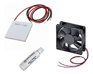 Ventilador+placa Peltier+pasta Bebedouro Electrolux Wd10e