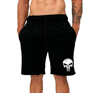 Bermuda Estampada Masculina MXD Conceito Caveira Vingador