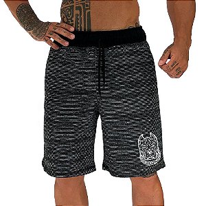 Bermuda Estampada Masculina MXD Conceito Pitbull com Corrente