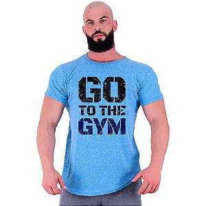 Camiseta Longline Masculina Manga Curta MXD Conceito Go To The Gym