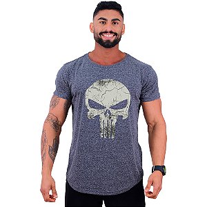 Camiseta Longline Manga Curta MXD Conceito Justiceiro - MXD Conceito