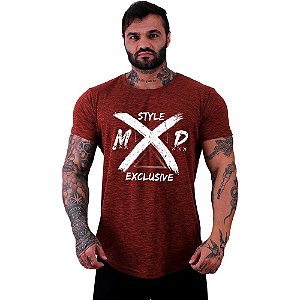 Camiseta Longline Masculina Manga Curta MXD Conceito Style Exclusive