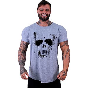 Camiseta Longline Masculina Manga Curta MXD Ghost