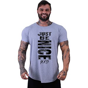 Camiseta Longline Masculina Manga Curta MXD Just Be Nice