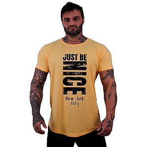 Camiseta Longline Masculina Manga Curta MXD Just Be Nice