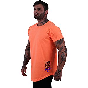 Camiseta Longline Masculina MXD Conceito Estampa Lateral No Days Off