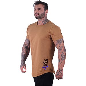 Camiseta Longline Masculina MXD Conceito Estampa Lateral No Days Off