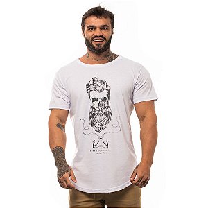 Camiseta Longline Masculina MXD Conceito Limitada Captain Black Skull Âncora