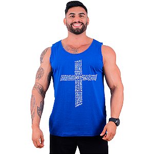 Regata Clássica Tradicional Masculina MXD Conceito Crucifixo Motivacional
