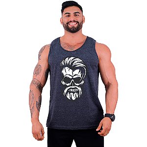 Regata Clássica Tradicional Masculina MXD Conceito Stylish Skull