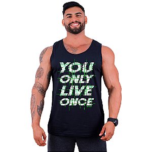 Regata Clássica Tradicional Masculina MXD Conceito You Only Live Once