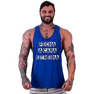 Regata Cavada Masculina MXD Conceito Fecha A Cara E Treina