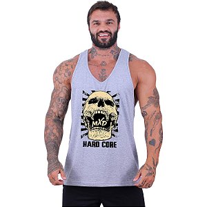 Regata Cavada Masculina MXD Conceito Hardcore Skull