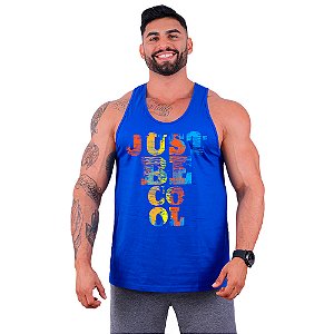 Regata Cavada Masculina MXD Conceito Just Be Cool Apenas Seja Legal