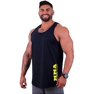 Regata Longline Masculina MXD Conceito Estampa Lateral MMA