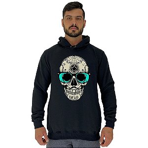 Blusa Moletom Masculino MXD Conceito Com Touca Caveira Festa