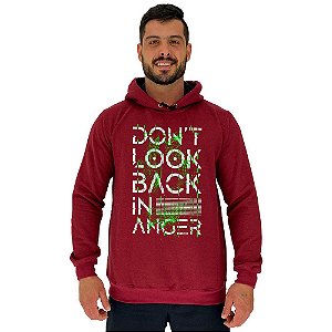 Blusa Moletom Masculino MXD Conceito Com Touca Don't Look Back