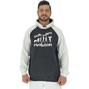 Blusa Moletom Masculino MXD Conceito Com Touca Evolution Bodybuilding