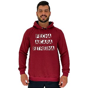 Blusa Moletom Masculino MXD Conceito Com Touca Fecha a Cara e Treina