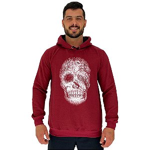 Blusa Moletom Masculino MXD Conceito Com Touca Florest Skull