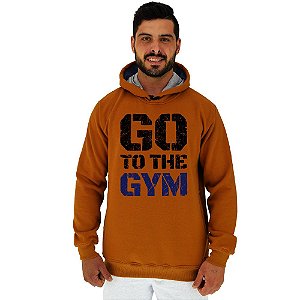 Blusa Moletom Masculino MXD Conceito Com Touca Go To The Gym