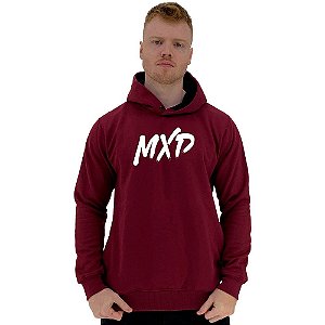 Blusa Moletom Masculino MXD Conceito Com Touca MXD Logo clássic