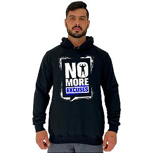 Blusa Moletom Masculino MXD Conceito Com Touca No More Excuses