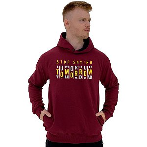 Blusa Moletom Masculino MXD Conceito Com Touca Tomorrow