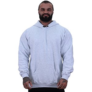 Blusa Moletom Masculino MXD Conceito Com Touca Mescla Alvejado