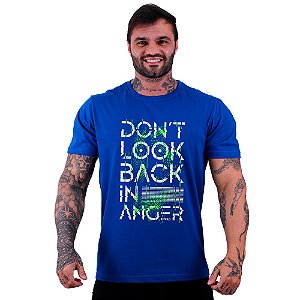Camiseta Tradicional Masculina Manga Curta MXD Conceito Don't Look Back Não Olhe Para Trás