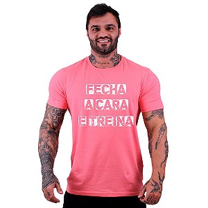 Camiseta Tradicional Manga Curta MXD Conceito Fecha A Cara E Treina