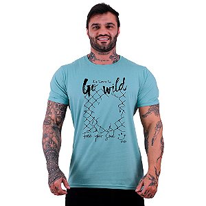 Camiseta Tradicional Masculina Manga Curta MXD Conceito Go Wild