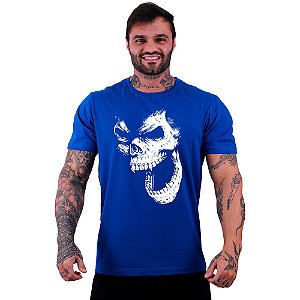 Camiseta Tradicional Masculina Manga Curta MXD Conceito Monkey Skull