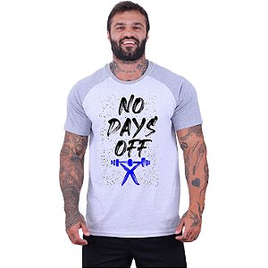 Camiseta Tradicional Masculina Manga Curta MXD Conceito No Days Off