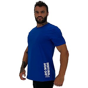 Camiseta Tradicional Masculina MXD Conceito Estampa Lateral Do Not Disturbing My Training