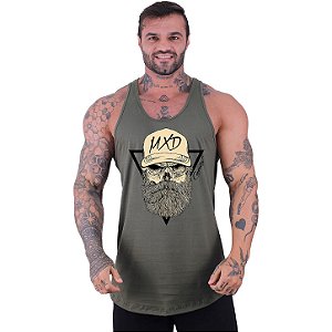 Regata Longline Masculina MXD Conceito Caveira Lenhador