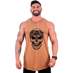 Regata Longline Masculina MXD Conceito Caveira Motoqueira