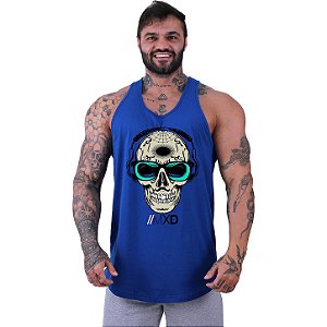 Regata Longline Masculina MXD Conceito Caveira Popstar