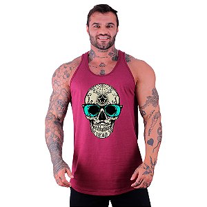 Regata Longline Masculina MXD Conceito Caveira Popstar
