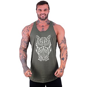 Regata Longline Masculina MXD Conceito Coruja