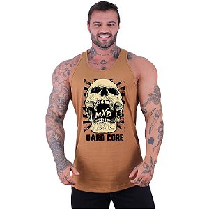 Regata Longline Masculina MXD Conceito Hardcore Skull Caveira