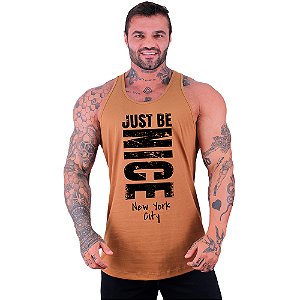 Regata Longline Masculina MXD Conceito Just Be Nice Apenas Seja Legal