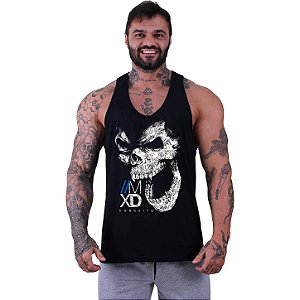 Regata Cavada Masculina MXD Conceito Monkey Skull