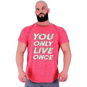 Camiseta Longline Manga Curta MXD Conceito You Only Live Once