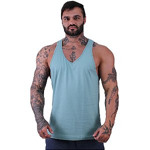 Regata Cavada Masculina MXD Conceito Verde Bebê