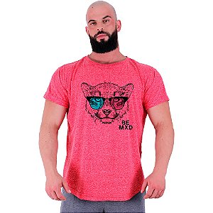 Camiseta Longline Masculina Manga Curta MXD Conceito Cheetah 3D