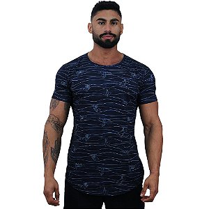 Camiseta Longline Fullprint Masculina MXD Conceito Surfista