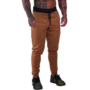 Calça Masculina MXD Conceito Moletom Mostarda